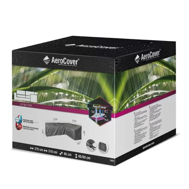 Aerocover Loungesethoekhoes Rechts 270x210x85xH65/90 - Afbeelding 2