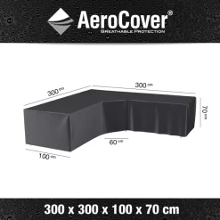 Aerocover Loungesethoek Trapezehoes 300x300x100xH70