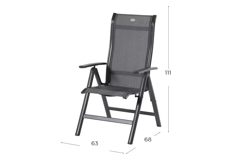 Alice Comfort Recliner Aluminium Armleuningen - Afbeelding 2