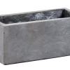 M-Collections Balkonbak 17,2x40x17,2cm Grijs