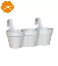 Balkonpot Capri Tri D54cm Lichtgrijs