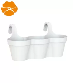 Balkonpot Capri Triple D54cm Wit