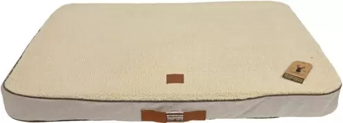 Boony 'Est 1941' Orthopedisch Ligkussen Highland Sand 100x70 Cm