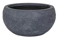 M-Collections Utah Bullet Bloempot ⌀42cm H21cm Grafiet