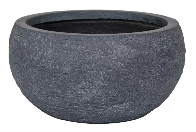 M-Collections Utah Bullet Bloempot ⌀56cm H28cm Grafiet