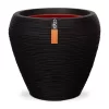 Capi Nature Rib Vaas Rond ⌀42cm H38cm Zwart