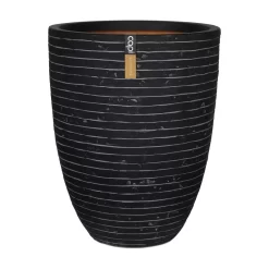 Capi Nature Row Bloempot Vaas Laag ⌀36cm H47cm Antraciet