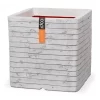 Capi Nature Row Bloempot Vierkant 40x40x40cm Ivoor