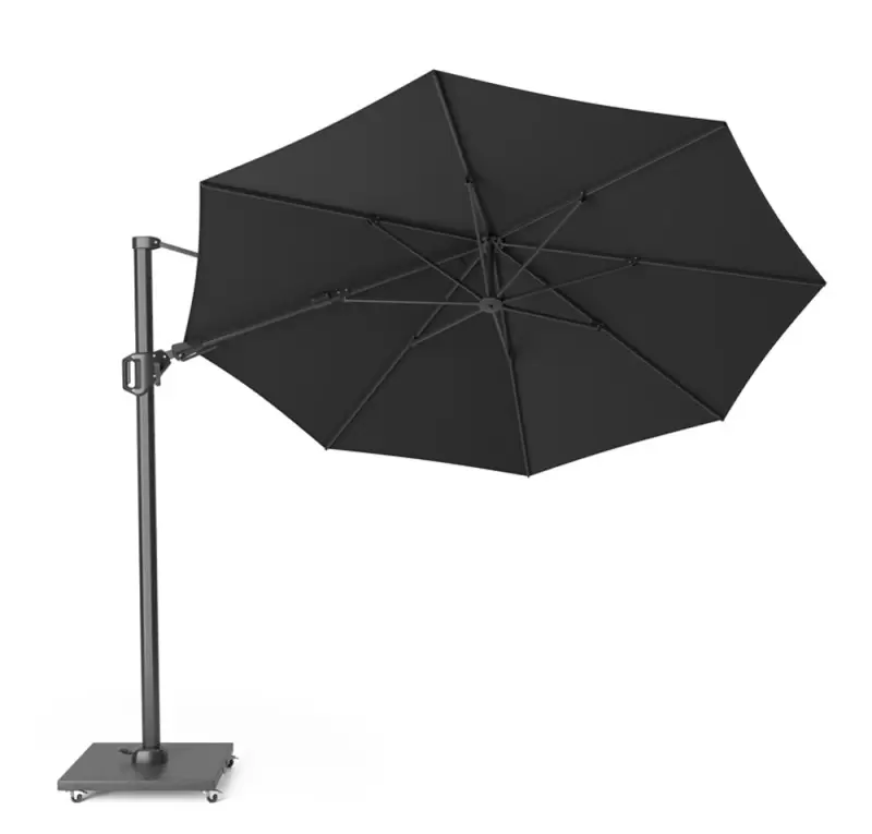 Challenger T² ø3,5m Premium Faded Black Zweefparasol Platinum