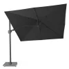 Challenger T² 300x300cm Premium Faded Black Zweefparasol Platinum