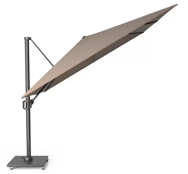 Challenger T¹ 300x300cm Premium Havana Zweefparasol Platinum - Afbeelding 2