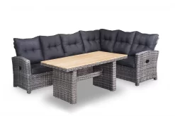 Cortila Hoekset Verstelbaar Falcon Grey (3-delig)