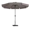 Madison Parasol Flores D300cm + Volant Taupe