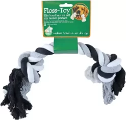 Floss-toy Zwart/wit Gigant