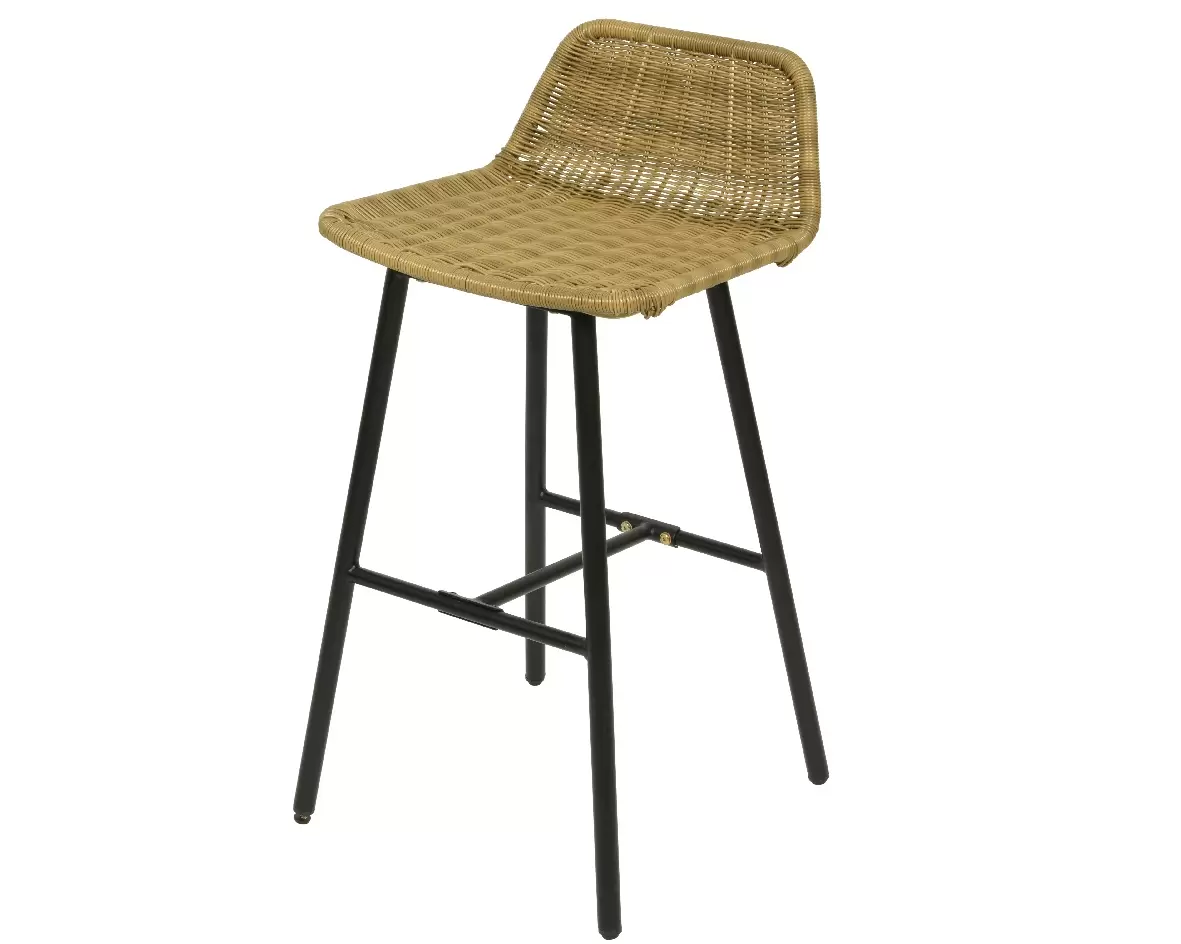 Hanoi Stoel Wicker L49b46h87cm Naturel