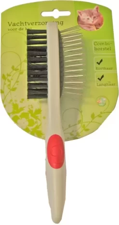 Kattenborstel Combi 2-zijdig Small