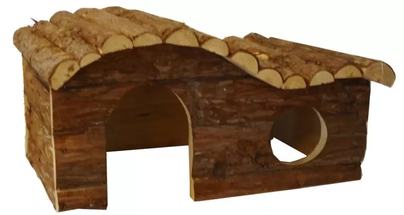 Knaagdierhuis Golfdak Natural 43 Cm