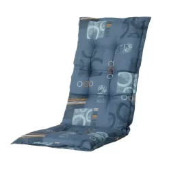 Kussen Hoog L123b50cm Bob Blauw Madison