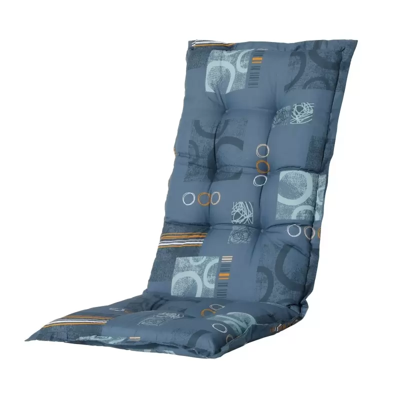 Kussen Hoog L123b50cm Bob Blauw Madison