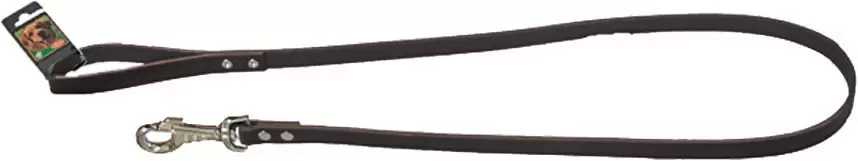 Lijn Met Karabijnhaak 18mm/130cm Donkerbruin