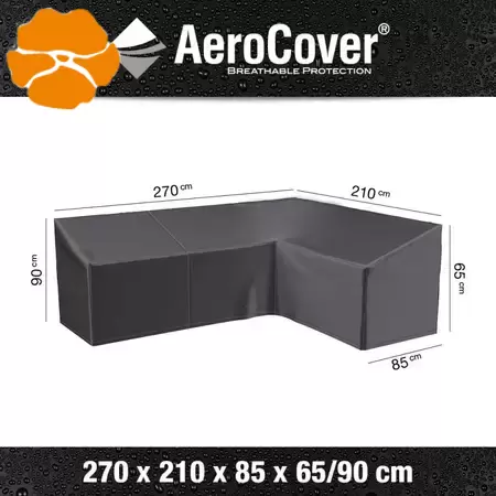 Aerocover Loungesethoekhoes Rechts 270x210x85xH65/90