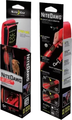 Nylon Looplijn Verlicht 1.5m Rood