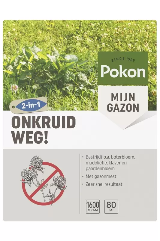 Onkruid Weg! 80 M2 1600gr Pokon