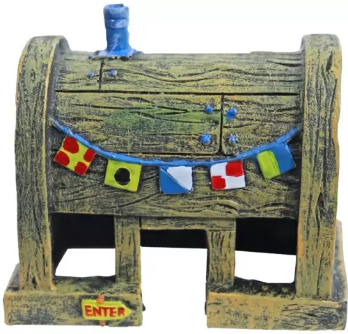 Penn Plax Sponge Bob Ornament, Mr. Krabs Huis, 8 Cm
