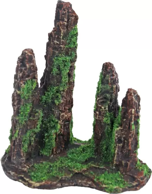 Ornament Rotszuilen Met Mos L15cm