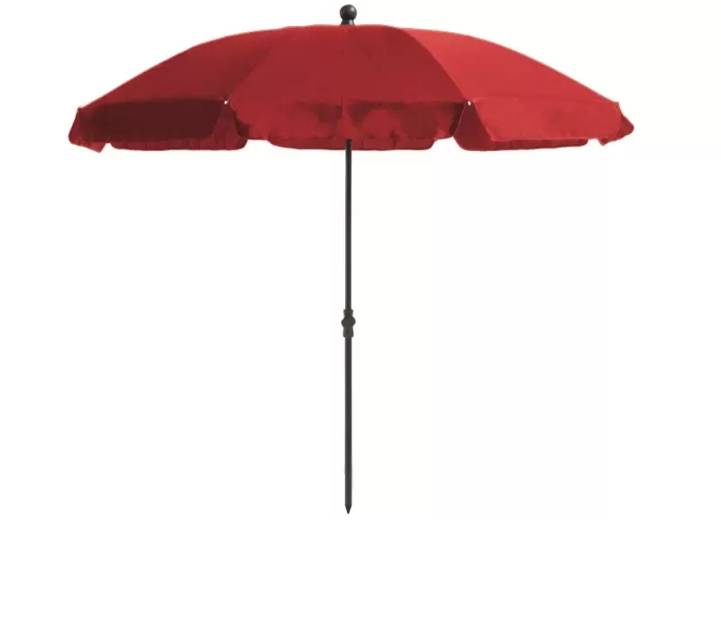 Madison Parasol Las Palmas D200cm Met Knik Rood