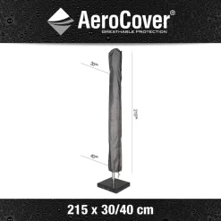 Parasolbeschermhoes Antraciet 215x30/40 AeroCover