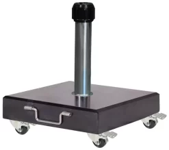 Platinum Rome 40 Kg Parasolvoet Zwenkwielen Graniet