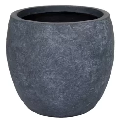 M-Collections Arizona Bloempot Bullet ⌀23cm H20,5cm Grafiet