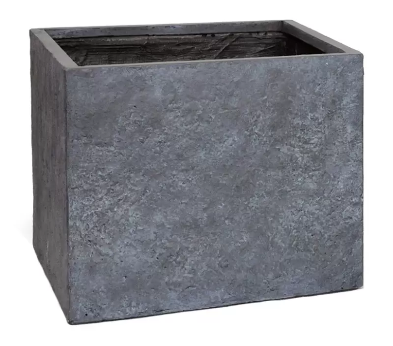 M-Collections Arizona Bloempot Kubus 23x23cm Grafiet