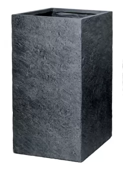 M-Collections Arizona Bloempot Kubus 23x50cm Grafiet