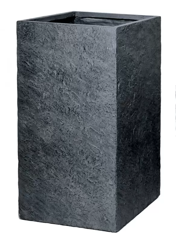 M-Collections Arizona Bloempot Kubus 23x50cm Grafiet