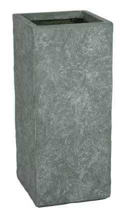 M-Collections Arizona Bloempot Kubus Hoog 23x50cm Groen