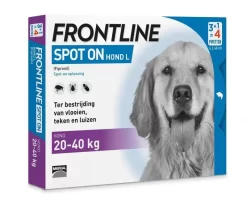 Frontline Spot On Hond Large 20-40kg 4 Pipetten