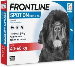 Frontline Spot On Hond Xl 40-60kg 4 Pipetten