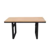 Stefano High-lounge Tafel 140x86x67cm Antraciet-teak Top