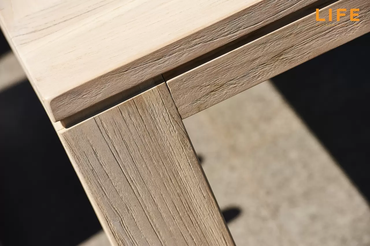 Tafel Corona 160x160 Cm Grijs - Afbeelding 2