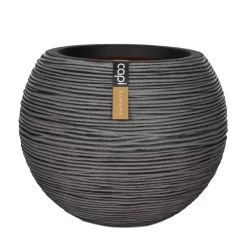 Capi Nature Rib Bloempot Vaas ⌀62cm H48cm Antraciet