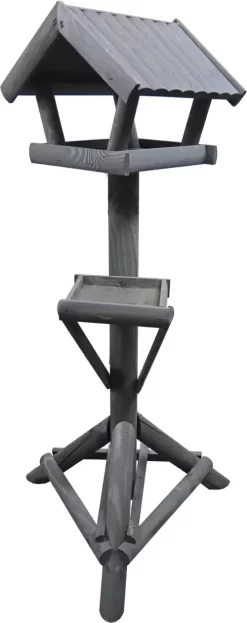 Voederhuis Grijs Met Ribdak En Voederplateau