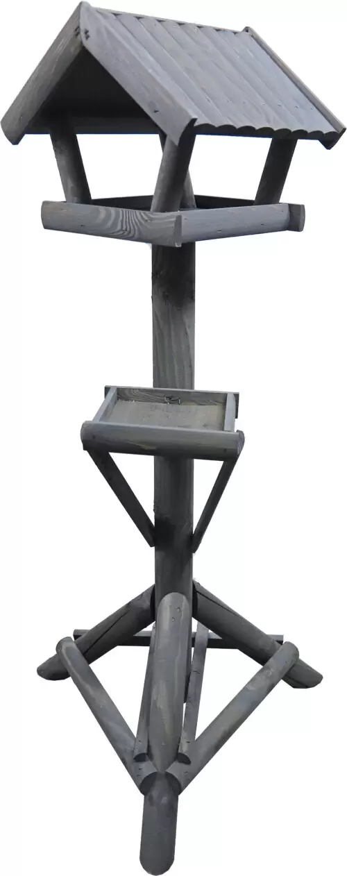 Voederhuis Grijs Met Ribdak En Voederplateau